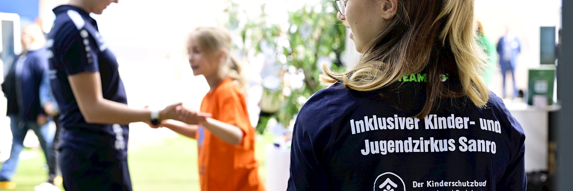 Der Kinder- und Jugendzirkus Sanro/DKSB Radebeul  auf dem Bürgerfest des Bundespräsidenten