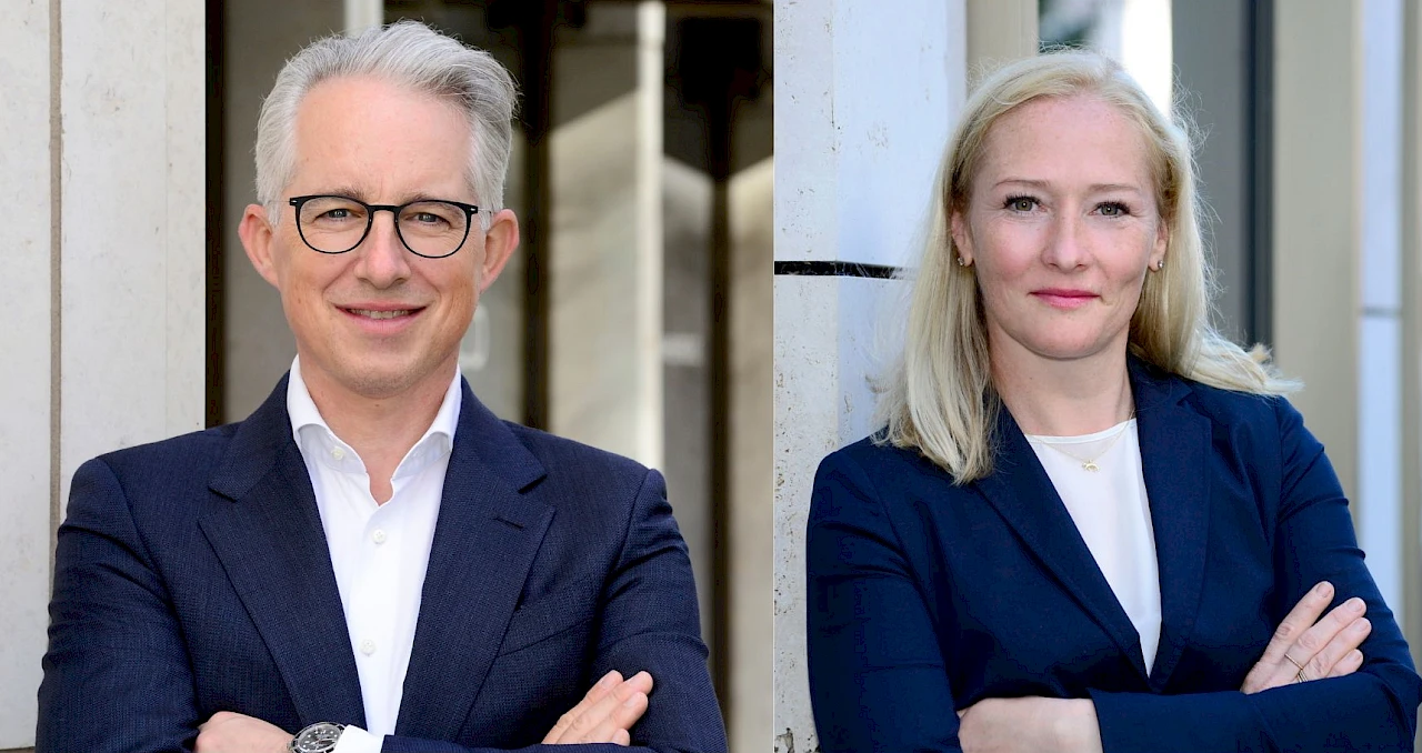Malte Andes und Antje Gause, HanseMerkur Grundvermögen AG