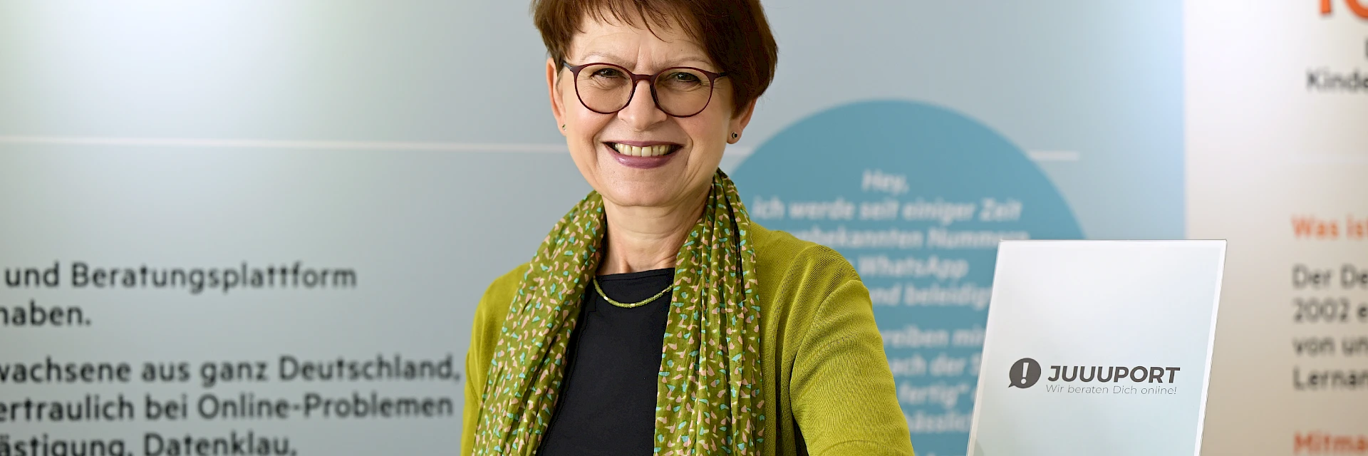 Sabine Mosler, JUUUPORT e.V. auf dem Bürgerfest des Bundespräsidenten 2025