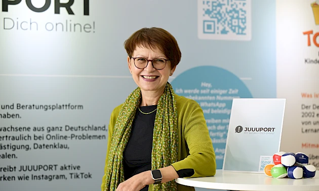 Sabine Mosler, JUUUPORT e.V. auf dem Bürgerfest des Bundespräsidenten 2025