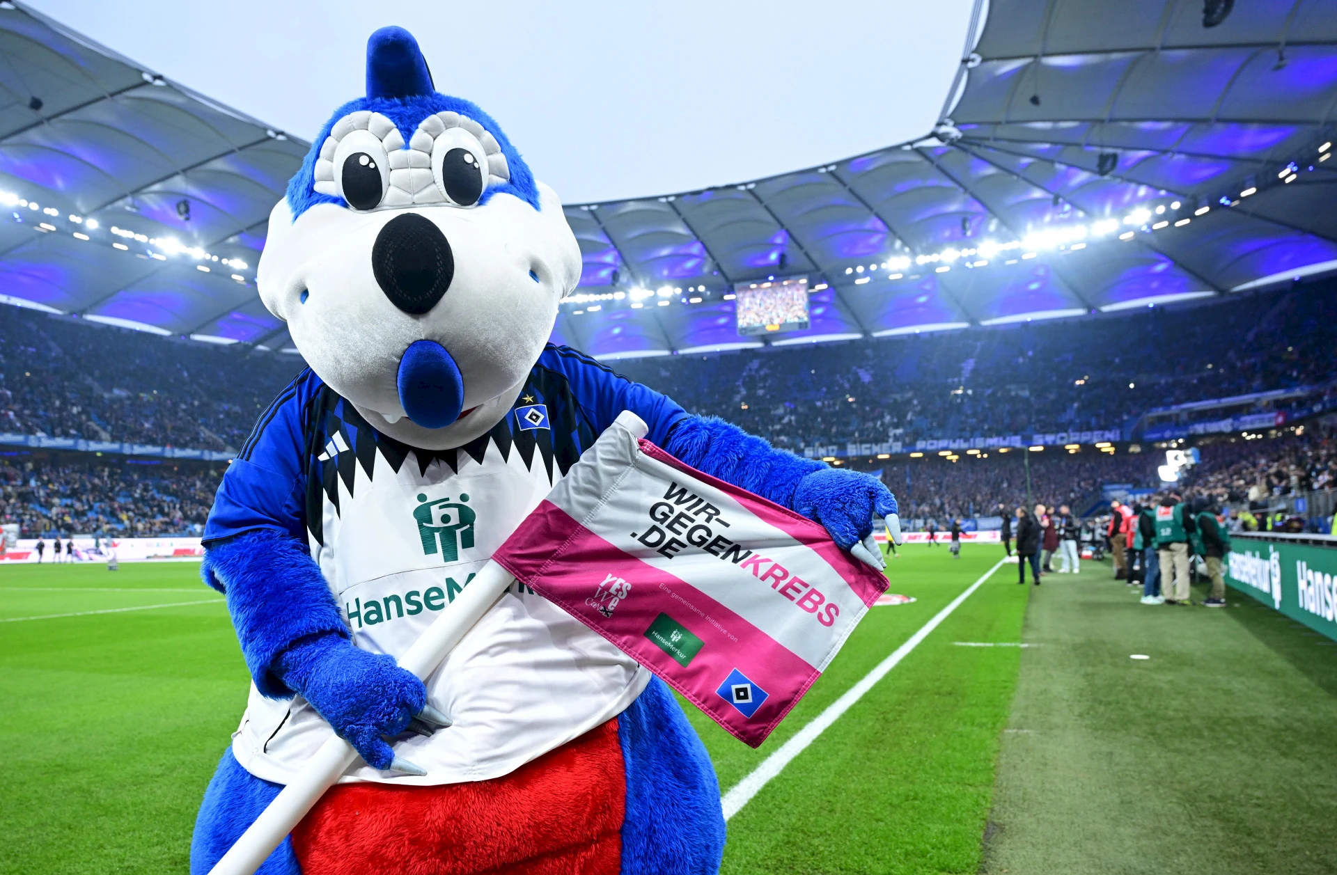 Auch Dino Hermann ist Feuer und Flamme für eine bessere Krebsvorsorge