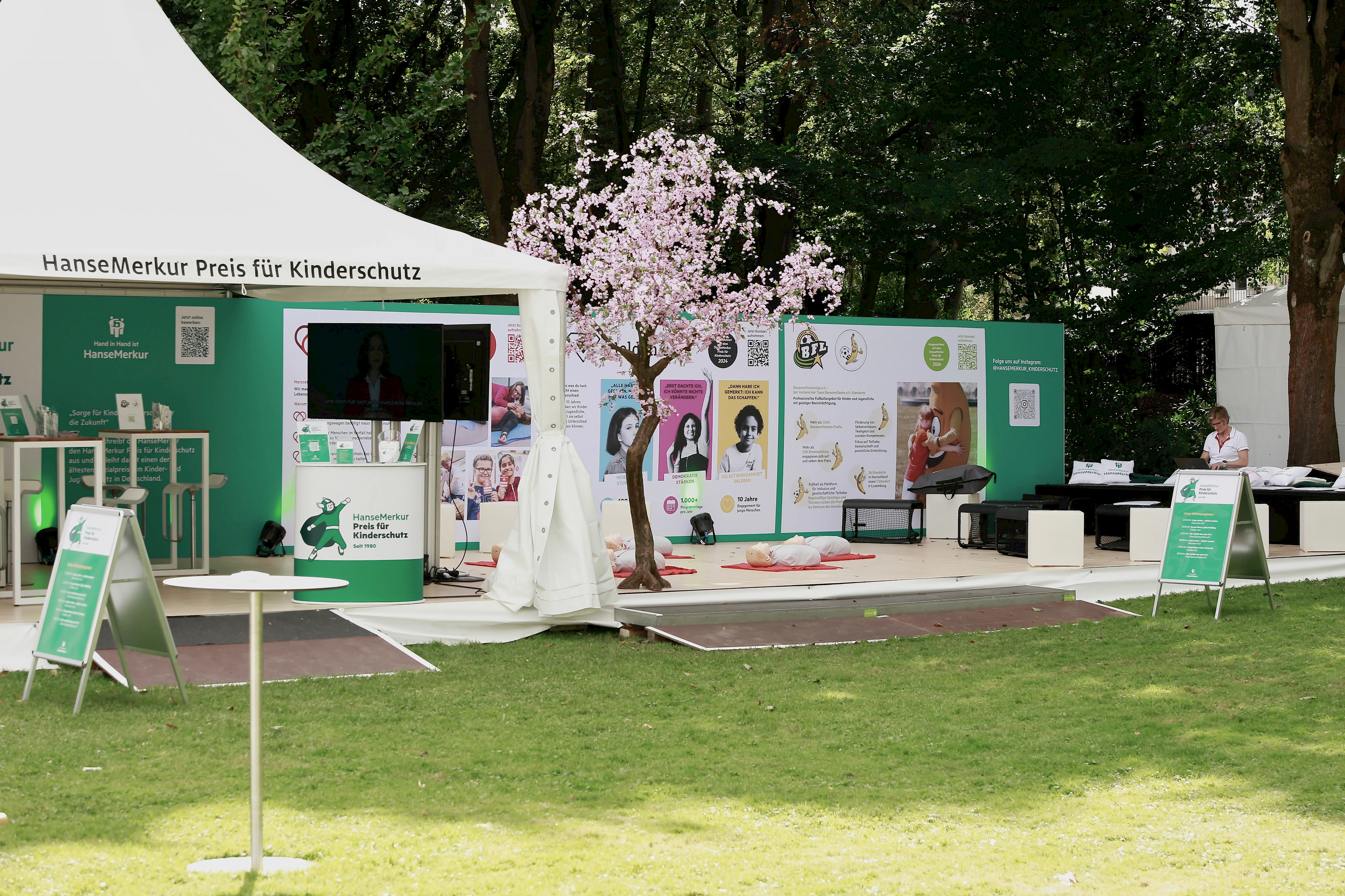 Der Stand der HanseMerkur auf dem Bürgerfest 2026
