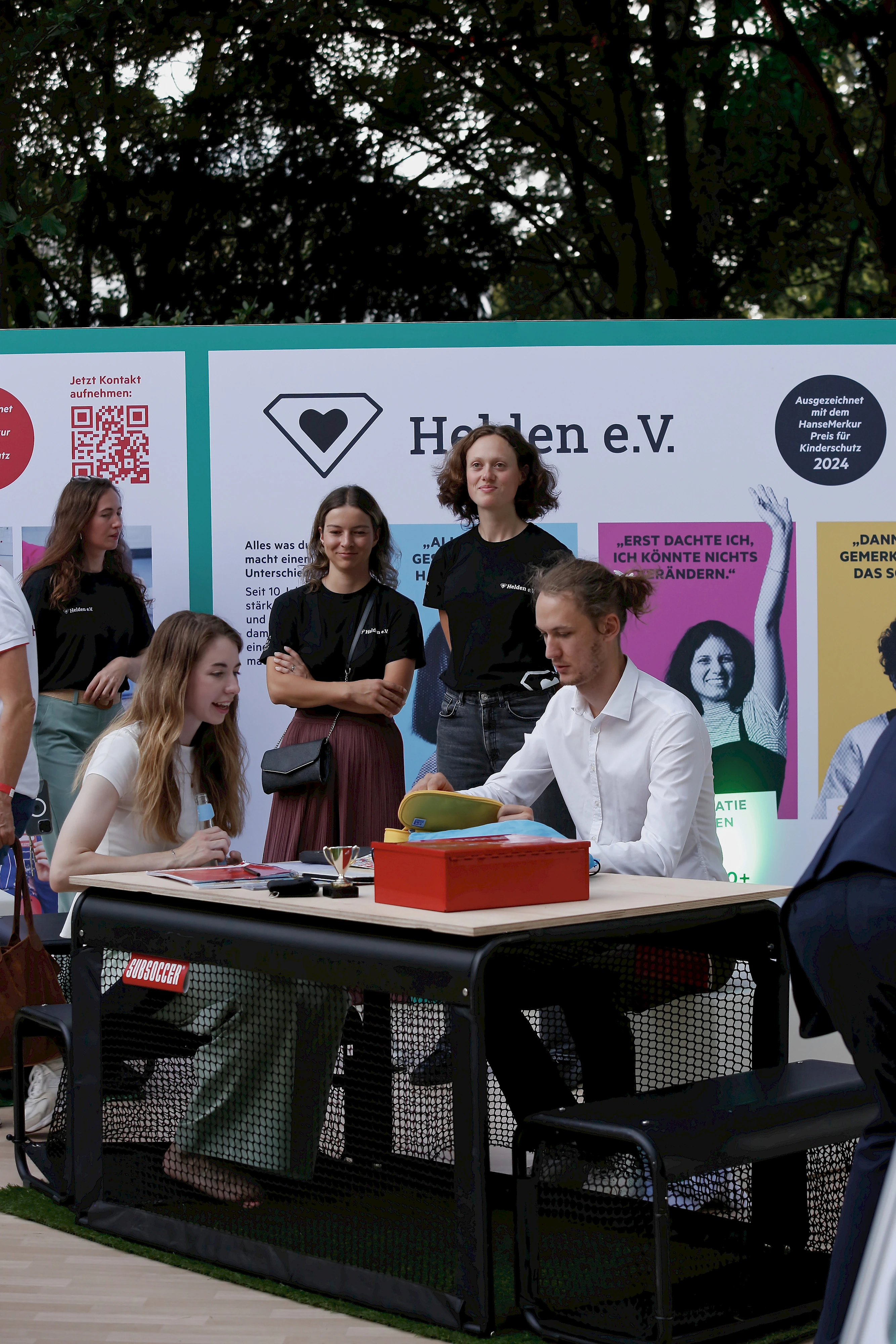 bei Helden e.V. gab es Escape-Rooms zu wichtigen Themen wie Cyber-Mobbing und Cyber-Grooming.
