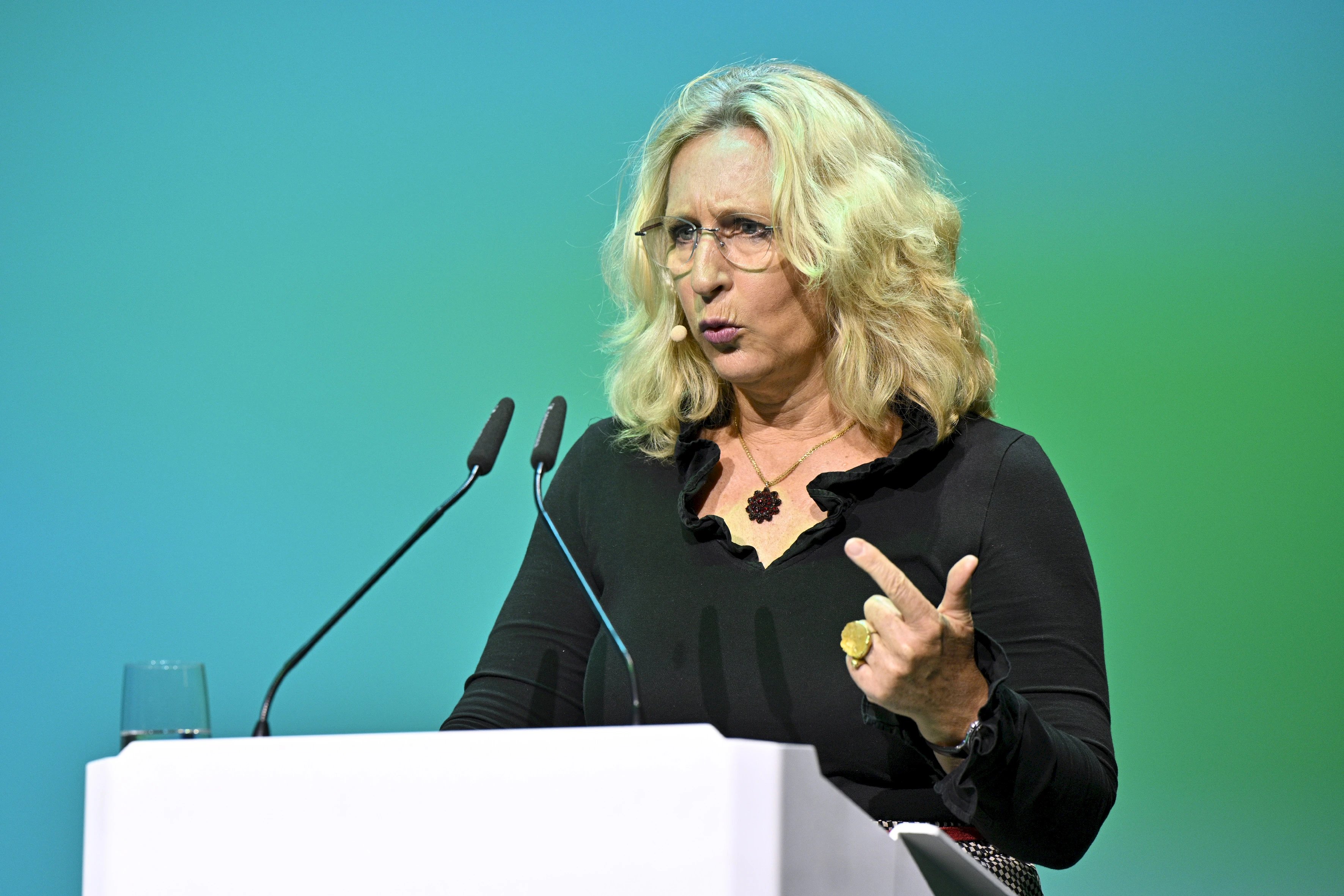 Jurymitglied Sabine Tesche hielt die Laudation auf Acker e.V.: "Kindheit findet immer häufiger in geschlossenen Räumen und vor Bildschirmen statt. Umso wichtiger sind Orte, an denen Kinder Natur und gesunde Ernährung mit allen Sinnen erleben können."