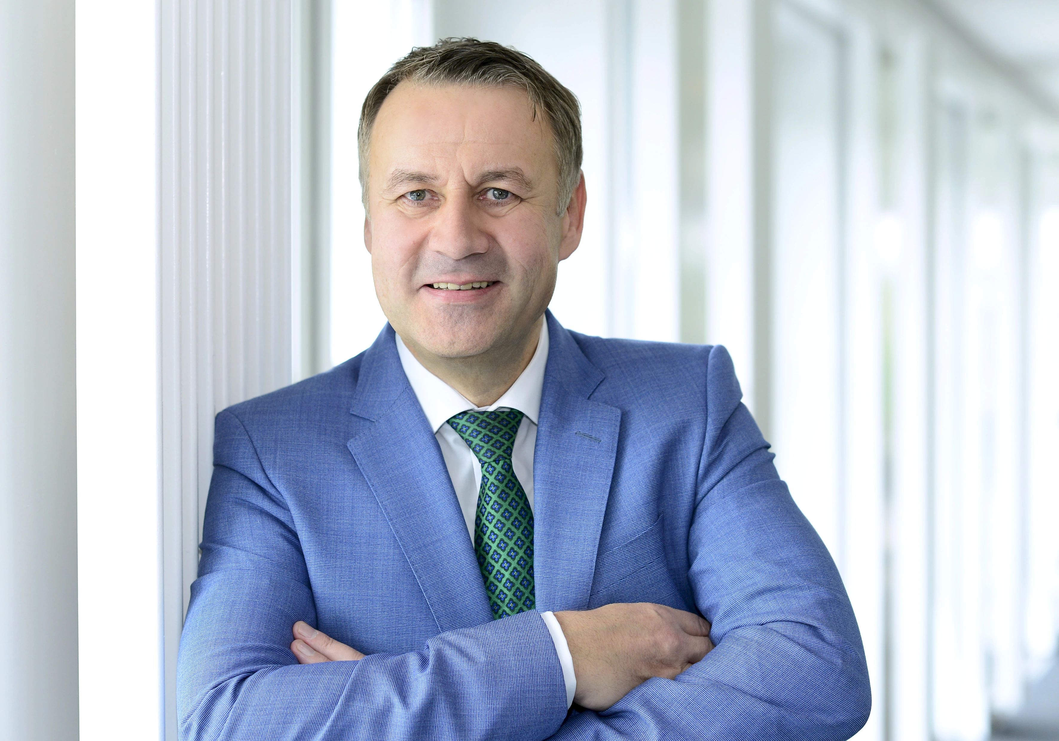 Eberhard Sautter, Vorstandschef des Hamburger Versicherungsunternehmens HanseMerkur