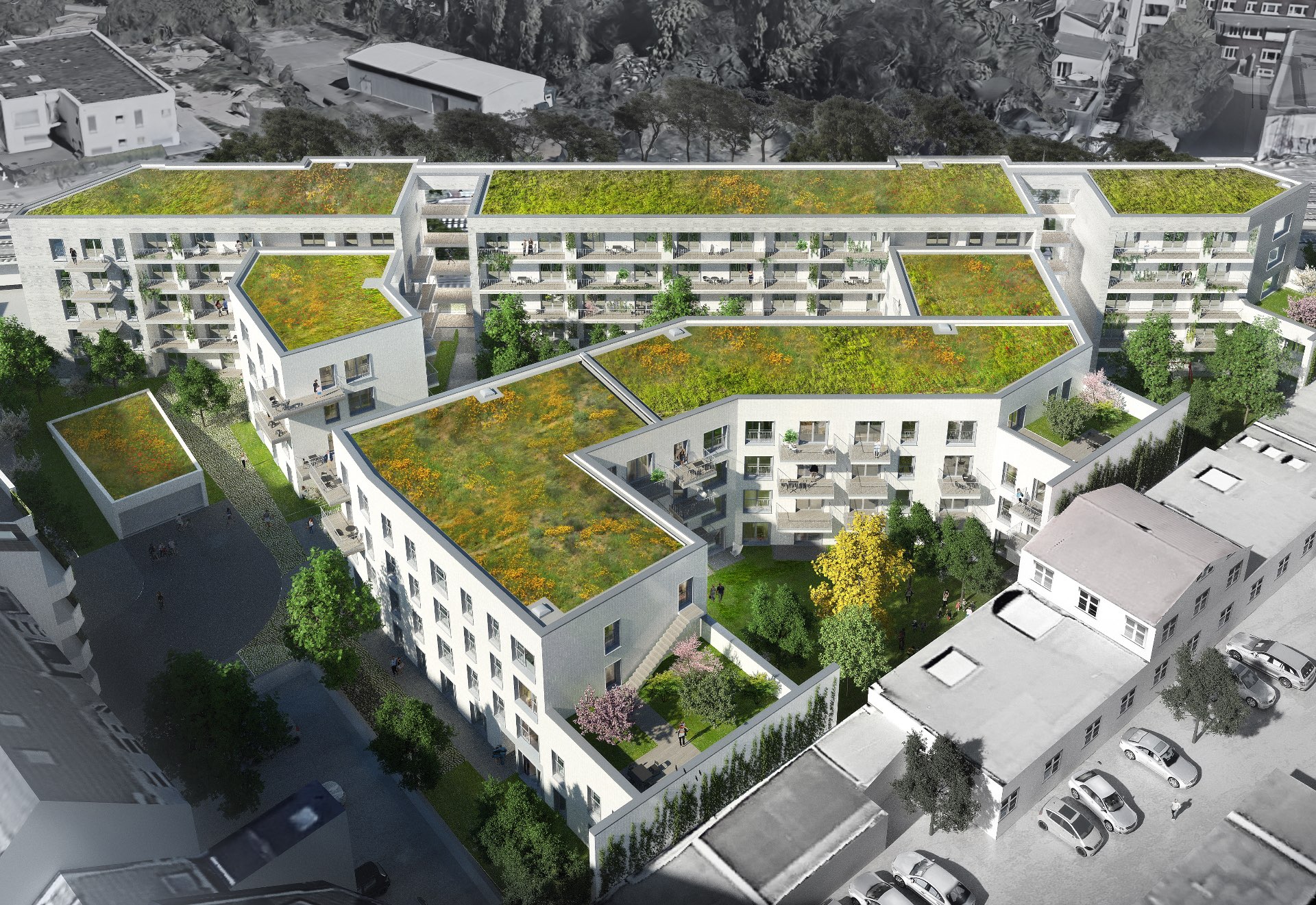 HanseMerkur Grund­ver­mögen erwirbt Wohn­pro­jekt­ent­wick­lung in Düssel­dorf