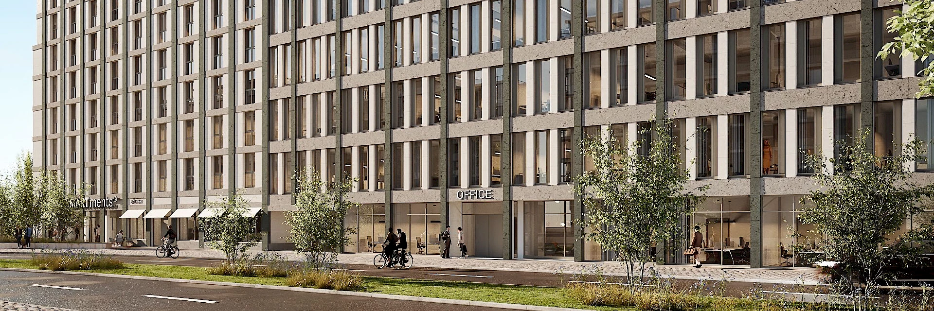 HanseMerkur Grund­ver­mögen erwirbt Mixed-Use-Immo­bilie am Frank­furter Flug­hafen vom Projekt­ent­wickler GBI