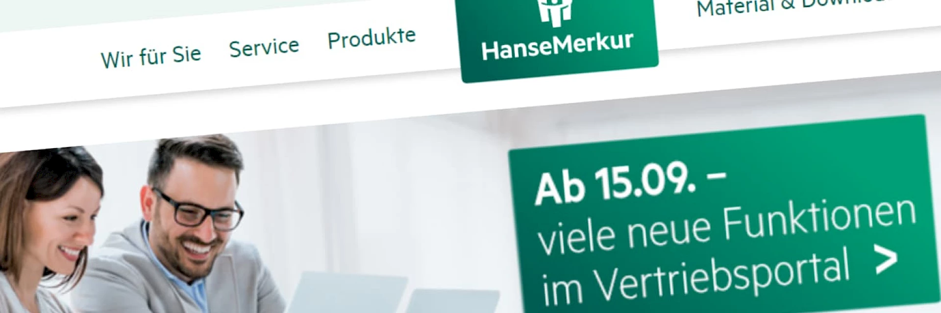 HanseMerkur geht mit neuem Portal für Vertriebs­partner live