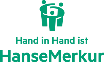 Hand in Hand ist HanseMerkur Logo